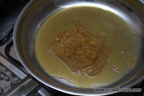Secar cebollas cararamelizadas