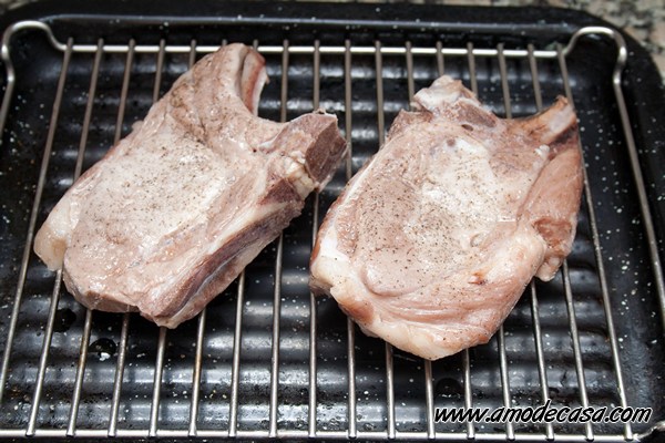 Chuletas antes de sellar