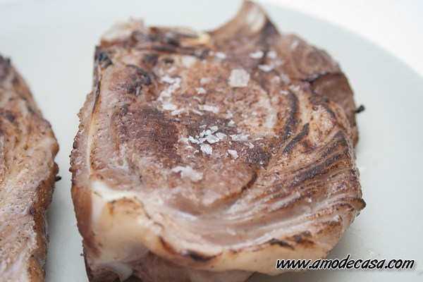 Carne a baja temperatura terminada