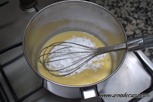 Ingredientes para la crema de limón que uso en los macarons