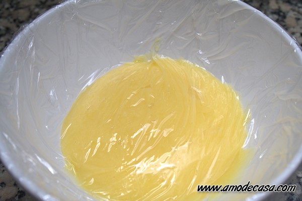 Ingredientes para la crema de limón que uso en los macarons