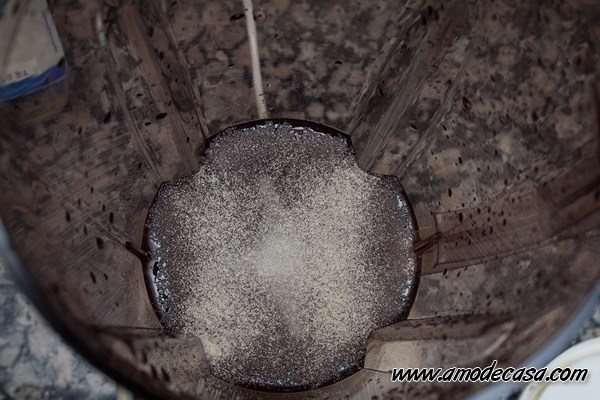 Alginato de sodio en agua