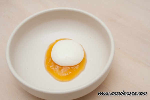 Esferificación de yogur