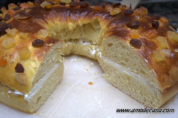 Receta super fácil de rosca de reyes