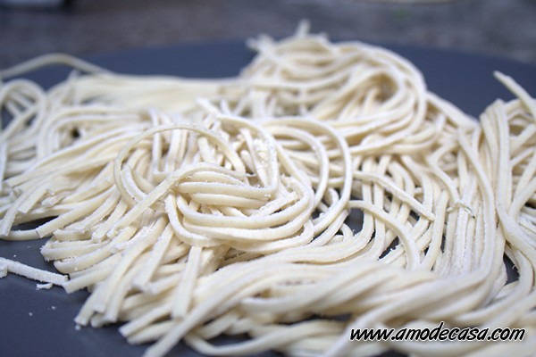 fideos amarillos